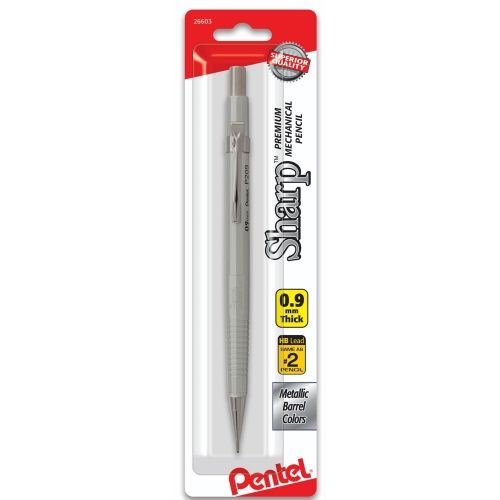 sharp-mechanical-pencil-09mm-metallic-barrel-assorted-colors-1-pk