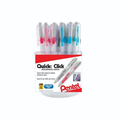 quick-click-mechanical-pencil-07mm-medium-open-stock-square-spinner-display-42-pieces
