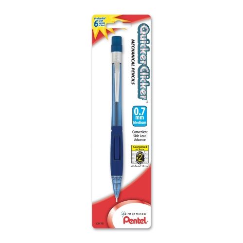 quicker-clicker-mechanical-pencil-07mm-assorted-barrels-1-pk