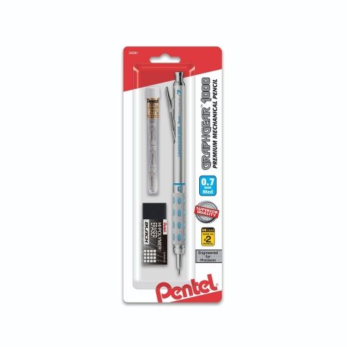 graphgear-1000-automatic-drafting-pencil-07mm-eraser-refills-1-pk