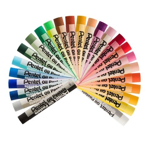 pentel-arts-oil-pastels-12-color-set
