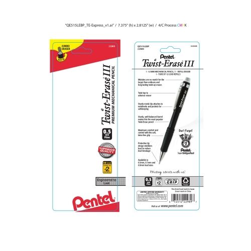 twist-erase-iii-mechanical-pencil-05mm-lead-and-eraser-refills-1-pk