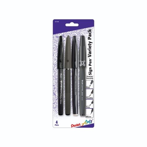pentel-arts-sign-pen-variety-pack-4-pack-s520-a-st150-a-ses15-na-sesf30-a