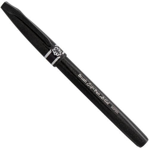 pentel-arts-sign-pen-micro-brush-assorted-ink-abcdeg-6-pk
