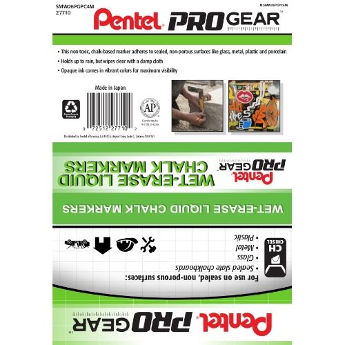 pentel-progear-wet-erase-chalk-marker-assorted-adfv-chisel-tip-4-pk
