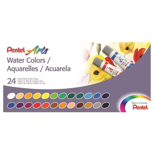 pentel-arts-water-colors-assorted-colors-12-pk