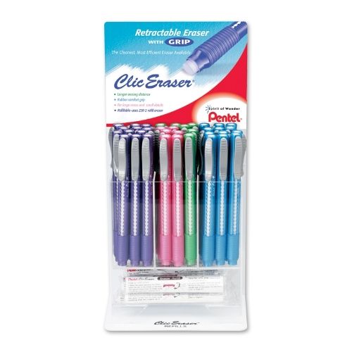 clic-eraser-grip-assorted-fashion-barrels-includes-12-zer-2-refills-open-stock-display-60-pieces