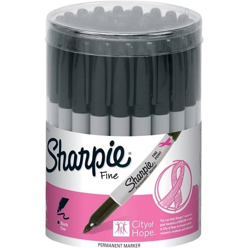 Sharpie Fine Tip Permanent Marker Value Pack, Fine Bullet Tip, Pink ...