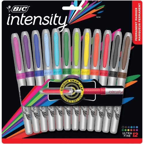 bic-intensity-permanent-marker-ultra-fine-point-5-pack-blister-calm-assortment