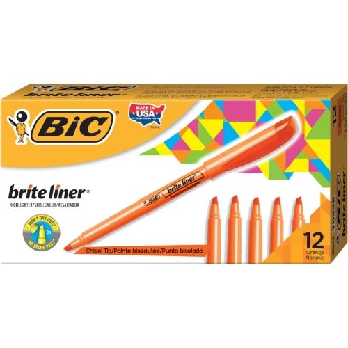 brite-liner-highlighter-pocket-chisel-tip-dozen-box