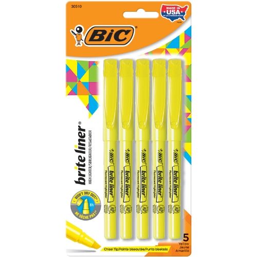 brite-liner-highlighter-pocket-chisel-tip-dozen-box
