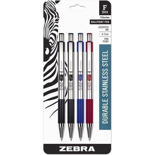 f-301-retractable-ballpoint-07mm-assorted-1pk