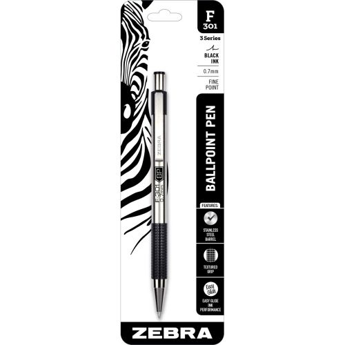 f-301-retractable-ballpoint-07mm-assorted-1pk