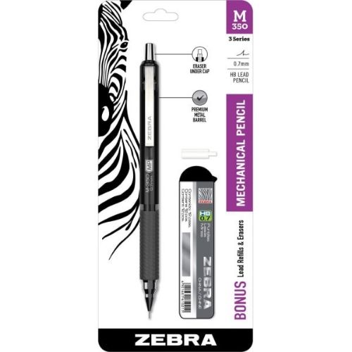 m-350-mechanical-pencil-07mm-assorted-barrels-with-bonus-lead-and-eraser