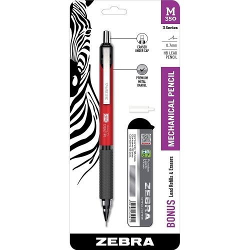 m-350-mechanical-pencil-07mm-assorted-barrels-with-bonus-lead-and-eraser