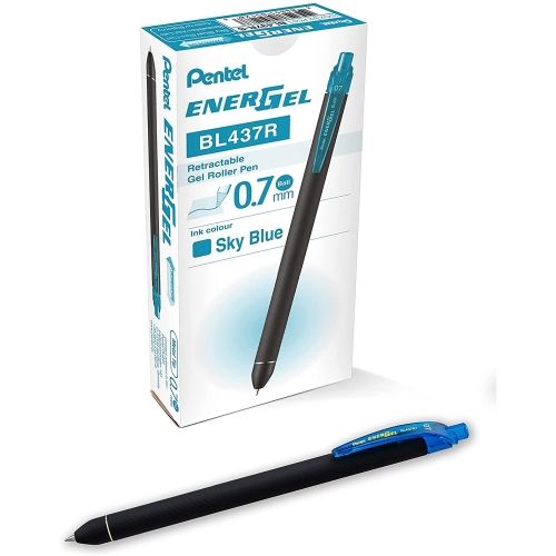 energel-kuro-liquid-gel-pen-07mm-medium-line-assorted-ink-abcdfpsv-8-pk