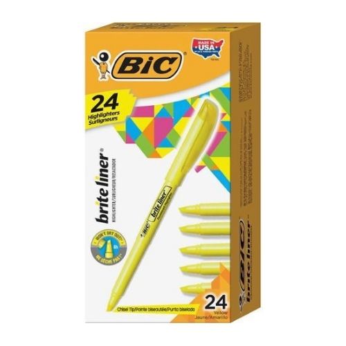 brite-liner-highlighter-pocket-chisel-tip-dozen-box