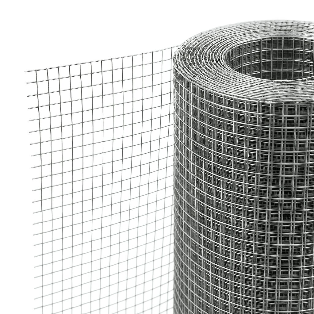 20cm x 25m Galvanized Iron Plaster Mesh Roll UAE