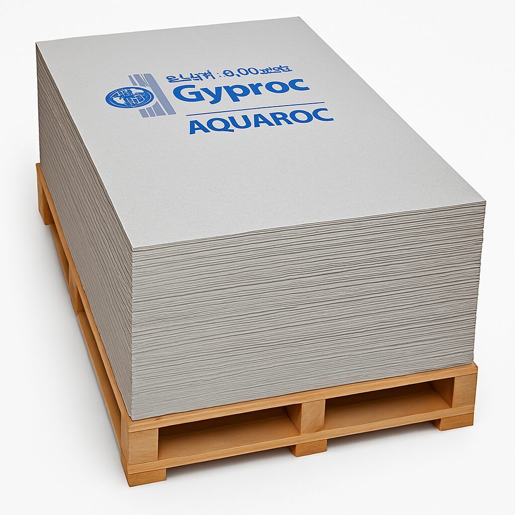 Saint-Gobain Gyproc Aquaroc 1200 X 2400 X 12mm Cement Board UAE