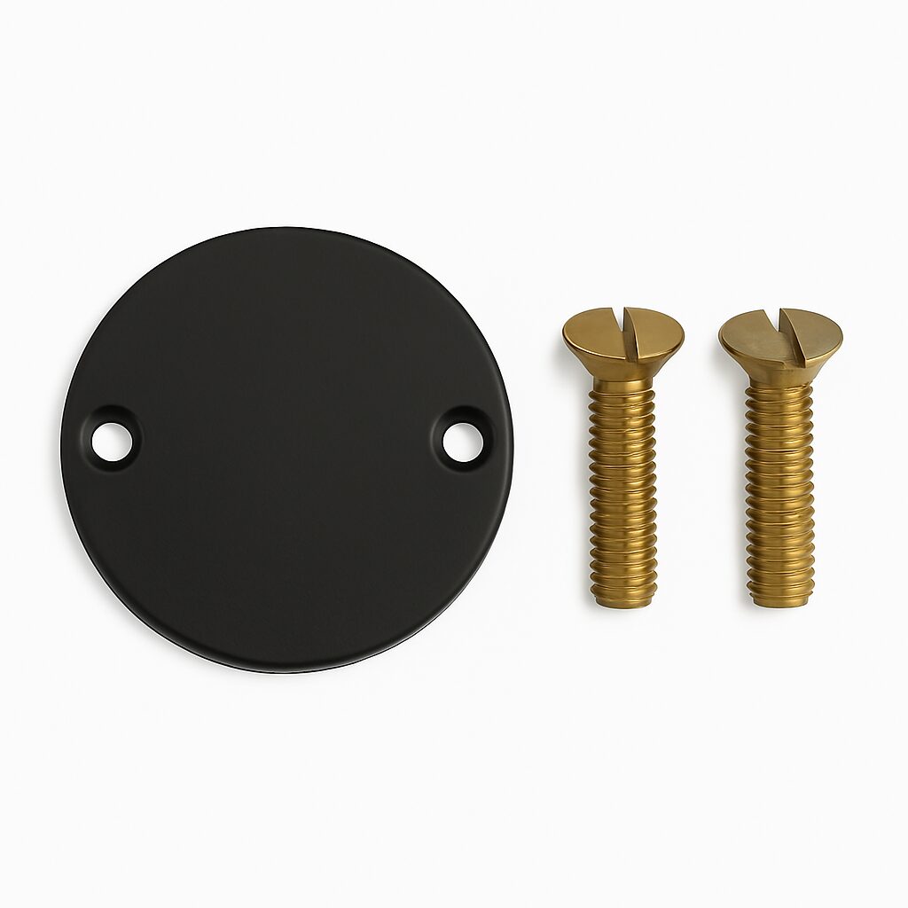 Circular Lid, Black 65MM