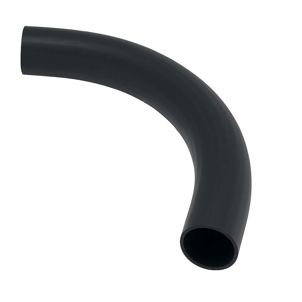 Decoduct 50mm Bend Slip Conduit Fitting