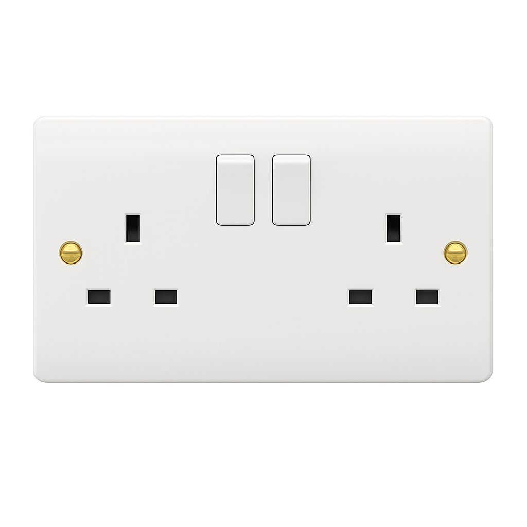 MEM 13A Double Socket Outlet