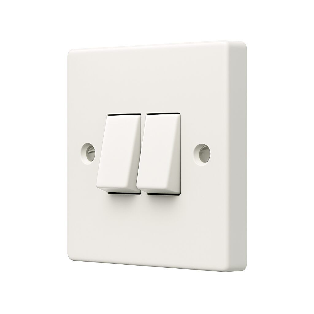 MK Electric Logic Plus K4873SA WHI 10A 3 Gang 2 Way Light Switch - View 2