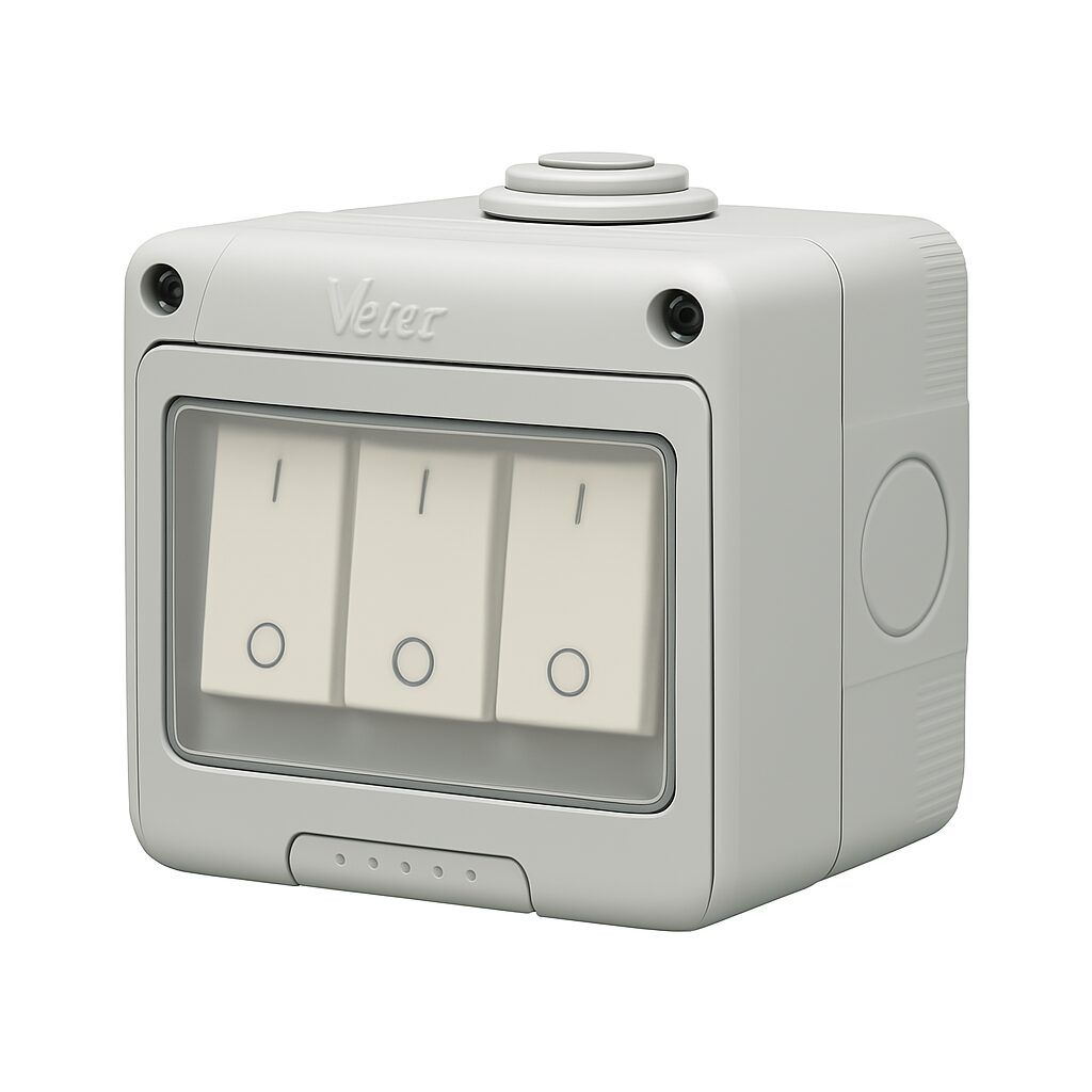 Veto Switch - 3-gang-1-way