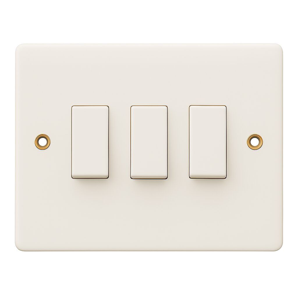 Salex IP66 Light Switch - 3-gang-1-way