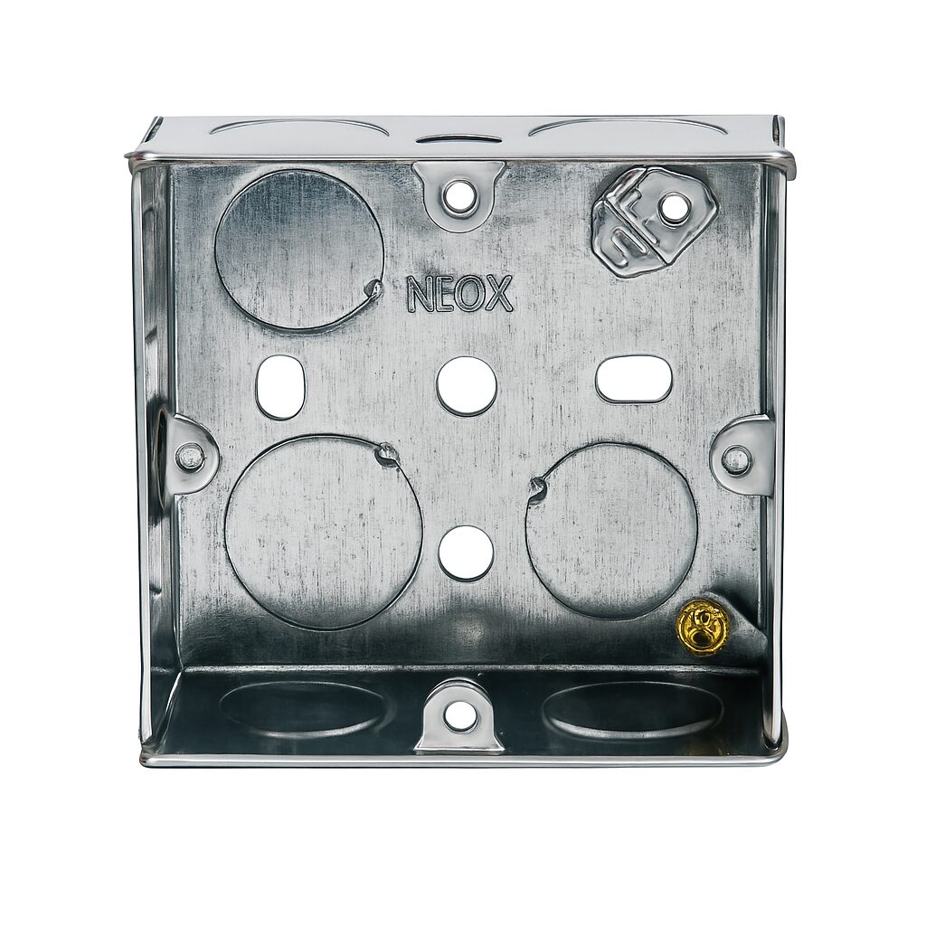 Neox 3 x 6 Gi Switch Socket Box