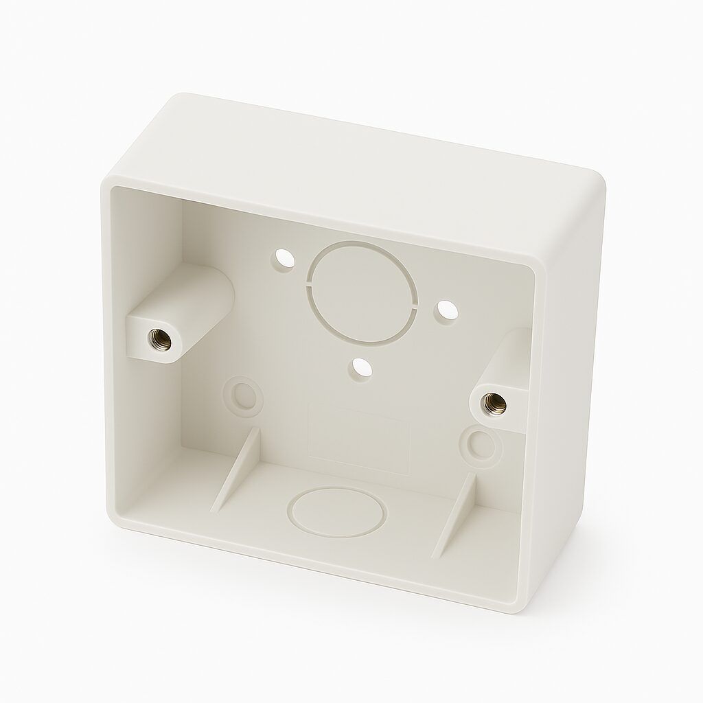 PVC Box for Switch or Socket 3 x 3" - View 2