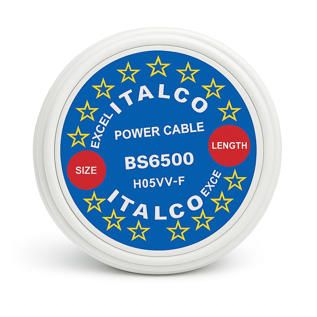 Italco 3 Core Flexible Cable 6mm 90 Yard