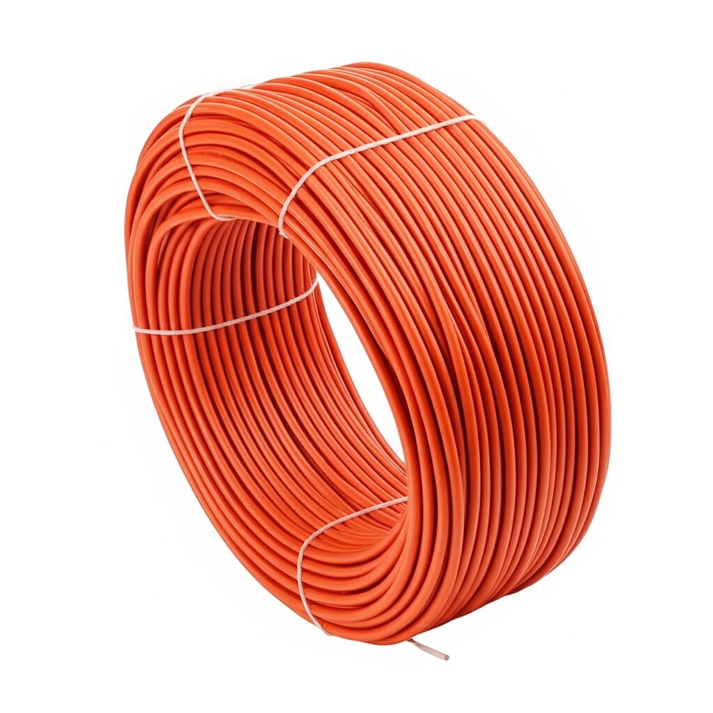 Ducab 4mm x 100 Yard PVC Single Core Cable - Black - red