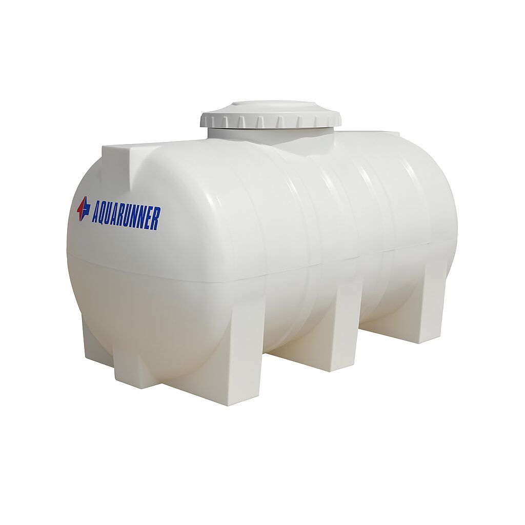 Dubai Polymer 1000 Gallon 4 Layer Horizontal Water Tank - 1000-gln