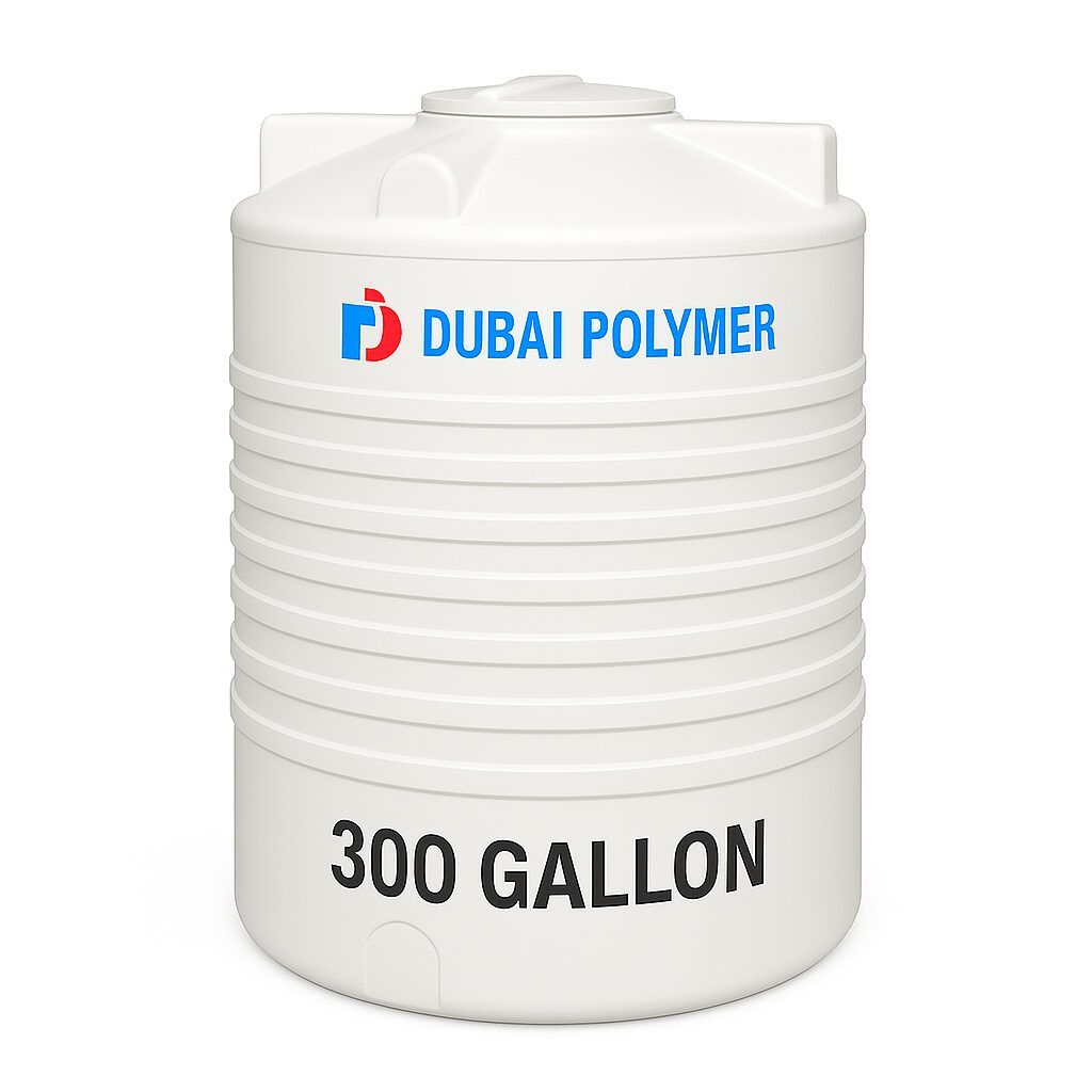Dubai Polymer 300 Gallon 3 Layer Vertical Water Tank
