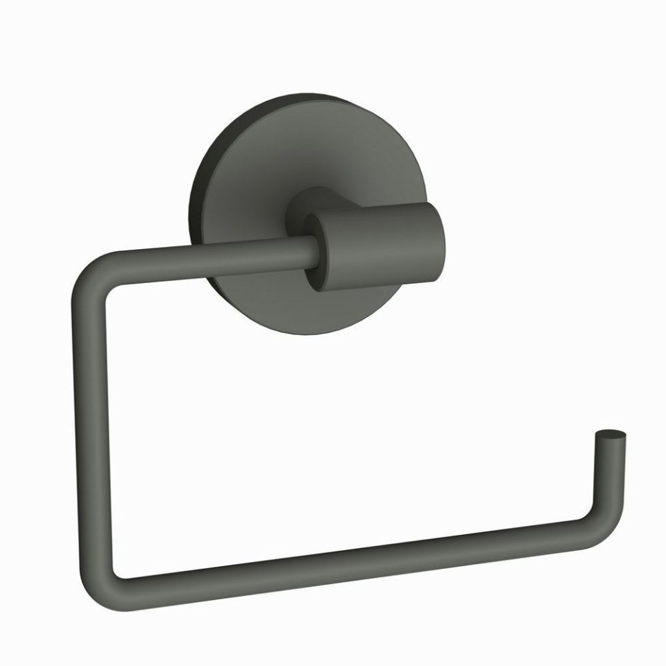 Jaquar Stainless Steel Lid Toilet Paper Holder - graphite