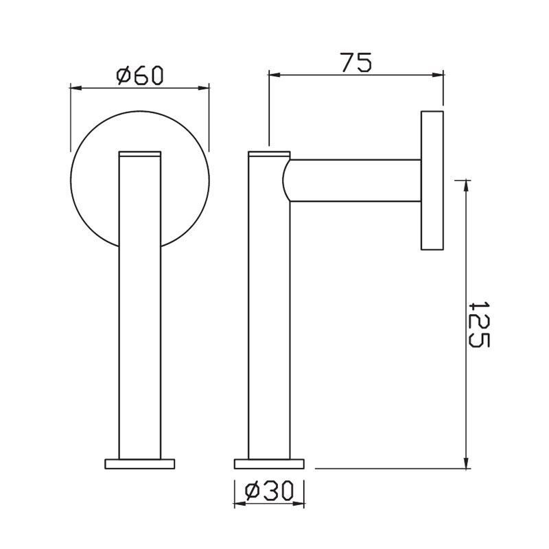 Jaquar Stainless Steel Spare Toilet Paper Holder - White Matt - View 2