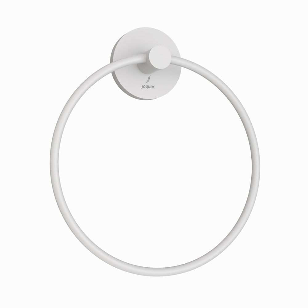 Jaquar - 178 mm Round Towel Ring - White Matt - View 2