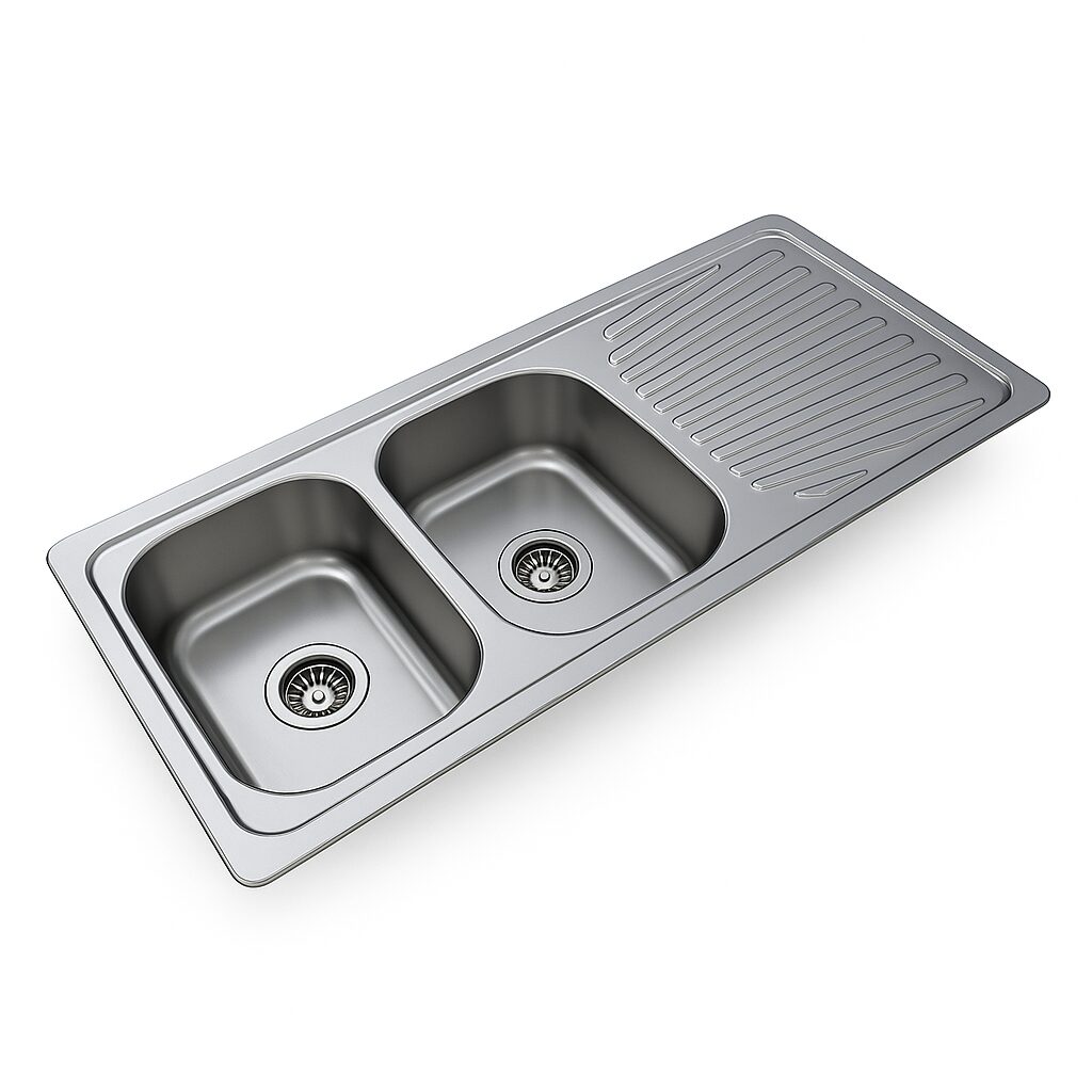 Milano Eco-120 x 60mm DB/SD Kitchen Sink