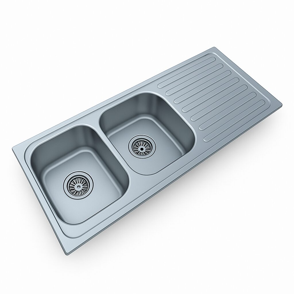 Milano -118 x 48 x 15mm DB/SD Kitchen Sink