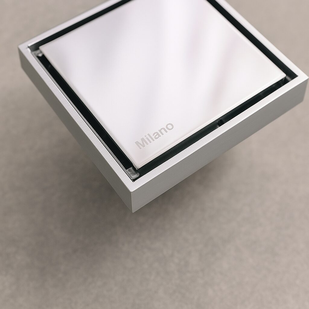 Milano -10 x 10mm SS-304 Concealed Floor Drain