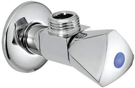 Jaquar (AQT-CHR-3057P) Angle Valve with Triangular Handle & Wall Flange - Chrome