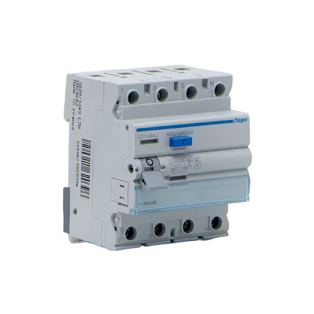Hager 40A 2Pole 100MA Earth Leakage Circuit Breaker