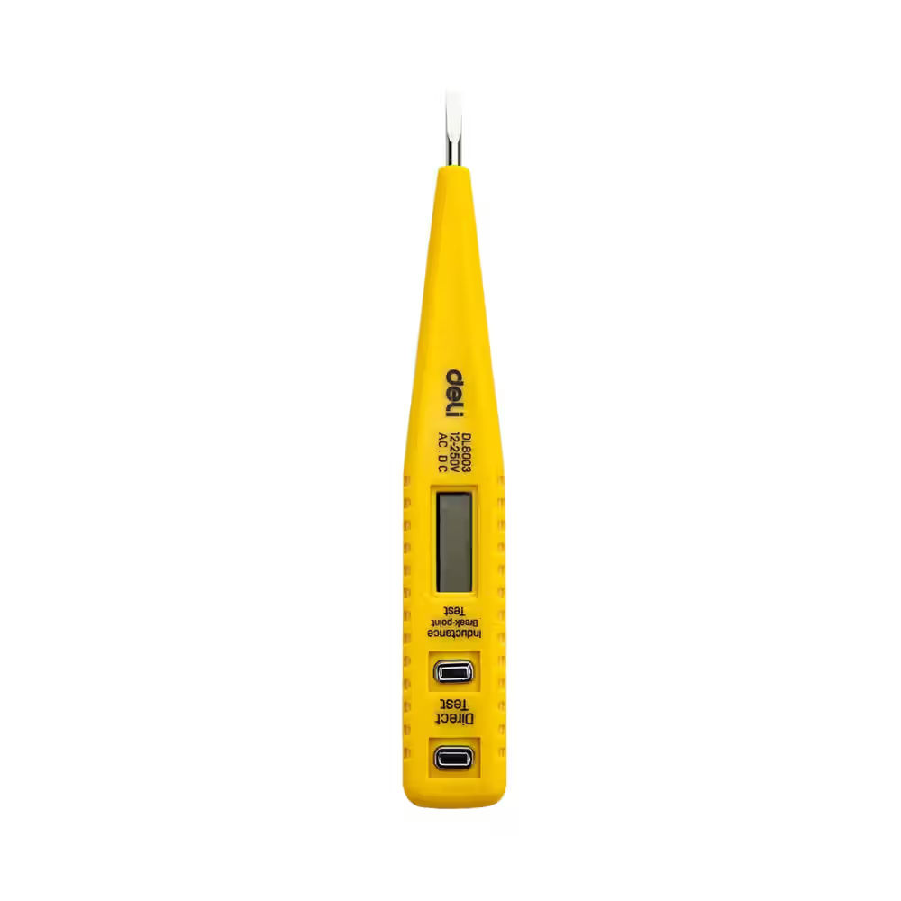 Digital Voltage Tester AC/DC 12-250V Deli DE-EDL8003
