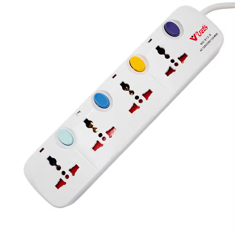 Veto 4 Way Universal Power Extension Cord