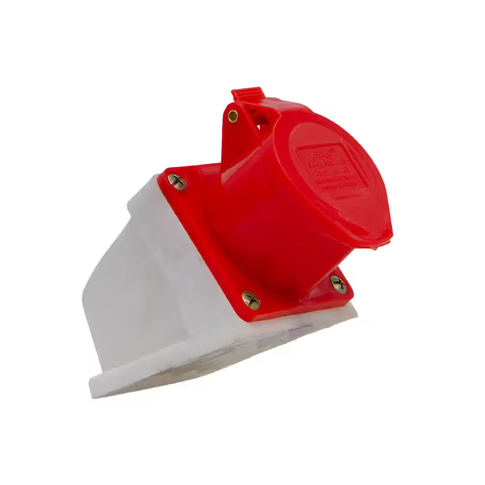 16A 4Pin Female Wall Mounted Industrial Socket