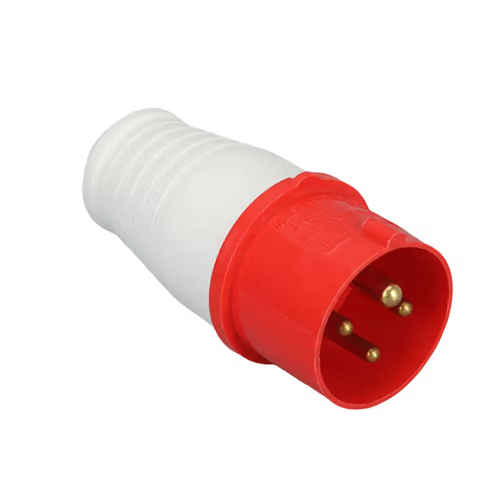 Male Industrial Socket 16A 4Pin - 32a-5-pin