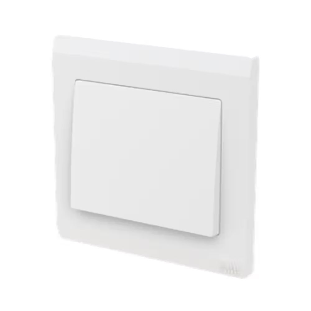 ABB 1 Gang 2 Way 10Amp Switch, Inora BL105, White - View 2