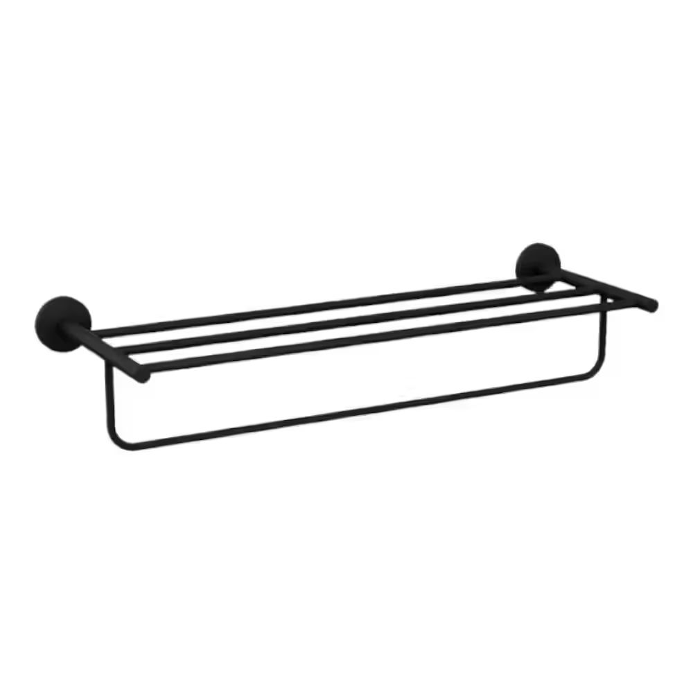 Jaquar - 600 mm Stainless Steel Towel Shelf with Lower Hangers - Chrome