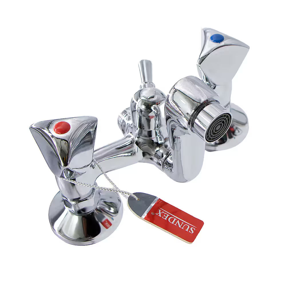 Sundex Double Handle Bath Shower Mixer - View 2